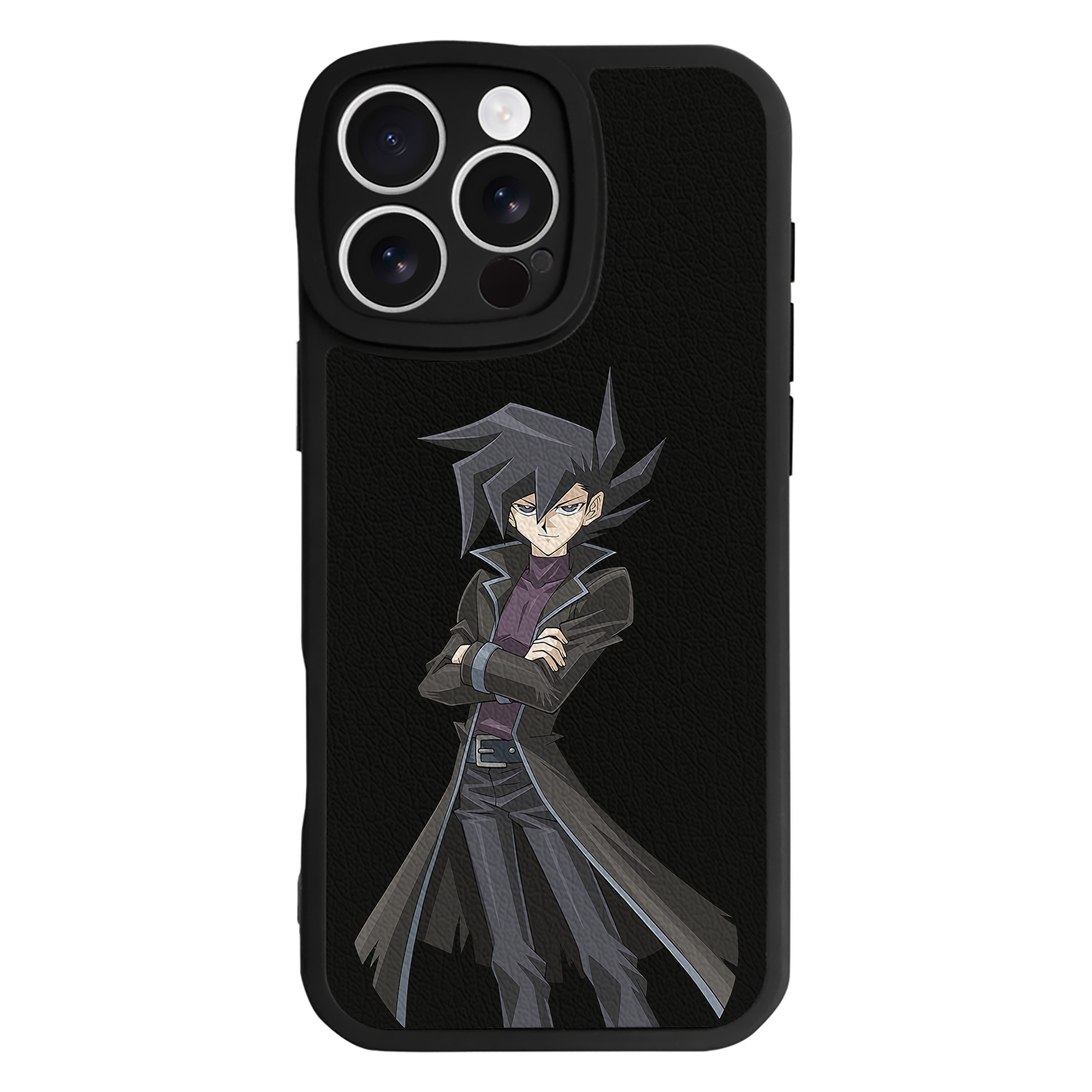 遊☆戯☆王 Yu-Gi-Oh! 【iPhone 16シリーズ対応】シリコンスマホケース（レザー調） 材質：シリコン